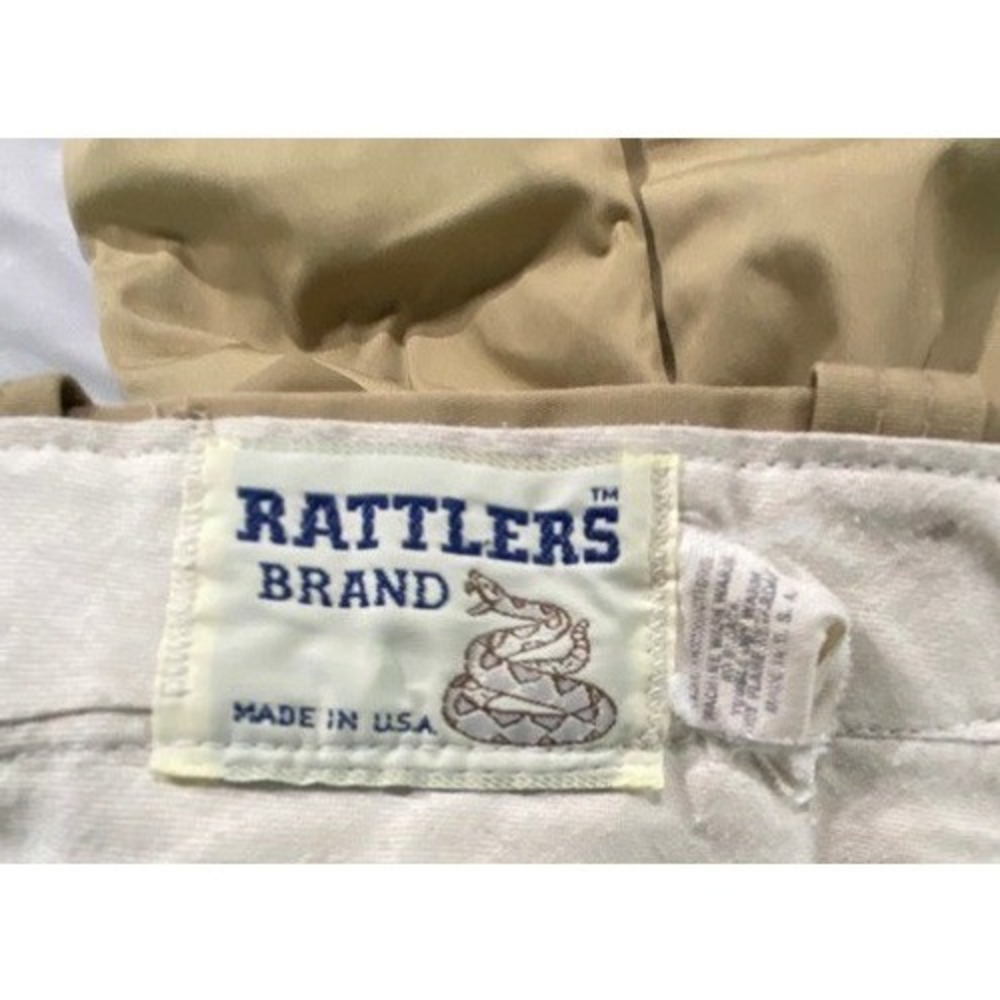 VTG Rattlers Brush Pants Womens Juniors Tan Brown Two Tone High Waist Western - Picture 13 of 14